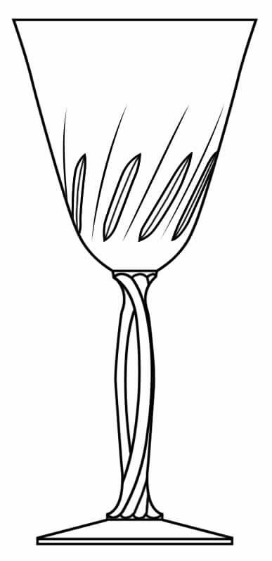 Meadowsong Water Goblet by Mikasa-1