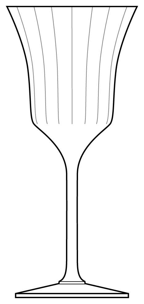 Minuete Water Goblet by Mikasa-1