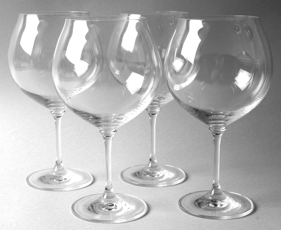 Nicole Bordeaux Wine - Set of 4 by Mikasa-1