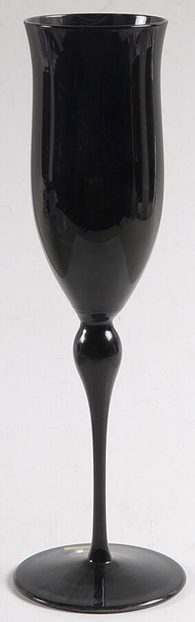 Noir Black Fluted Champagne by Mikasa-1