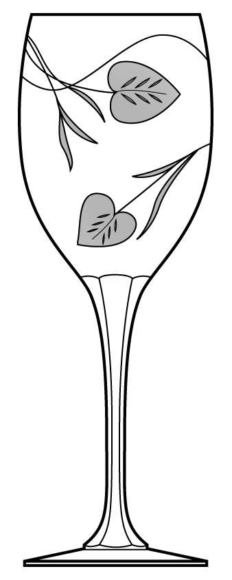 Noveau Water Goblet by Mikasa-1