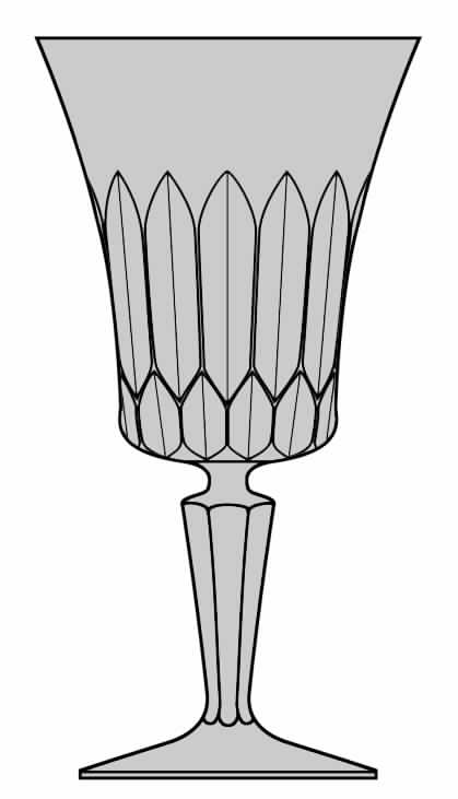 Paris Amethyst Water Goblet by Mikasa-1