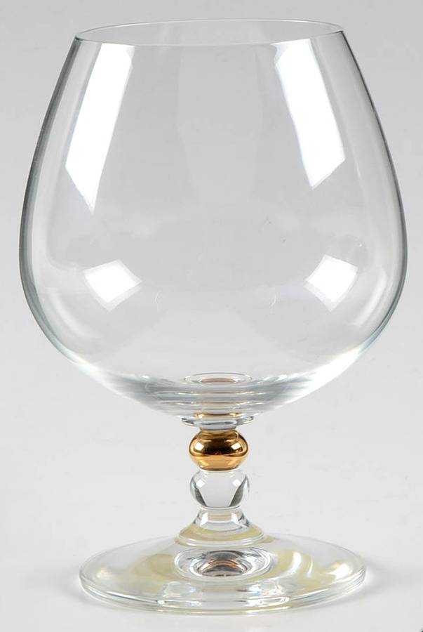 Pearl Gold Brandy Glass by Mikasa-1