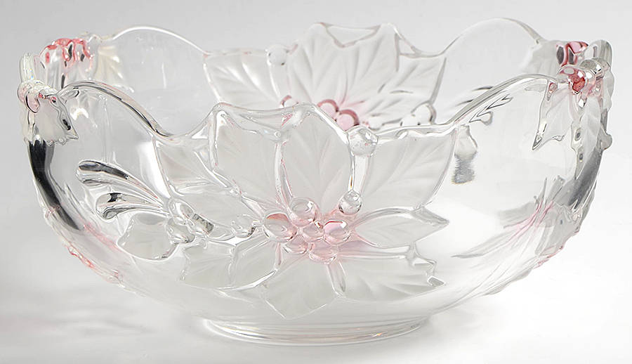 Poinsettia 8" Round Bowl by Mikasa-1