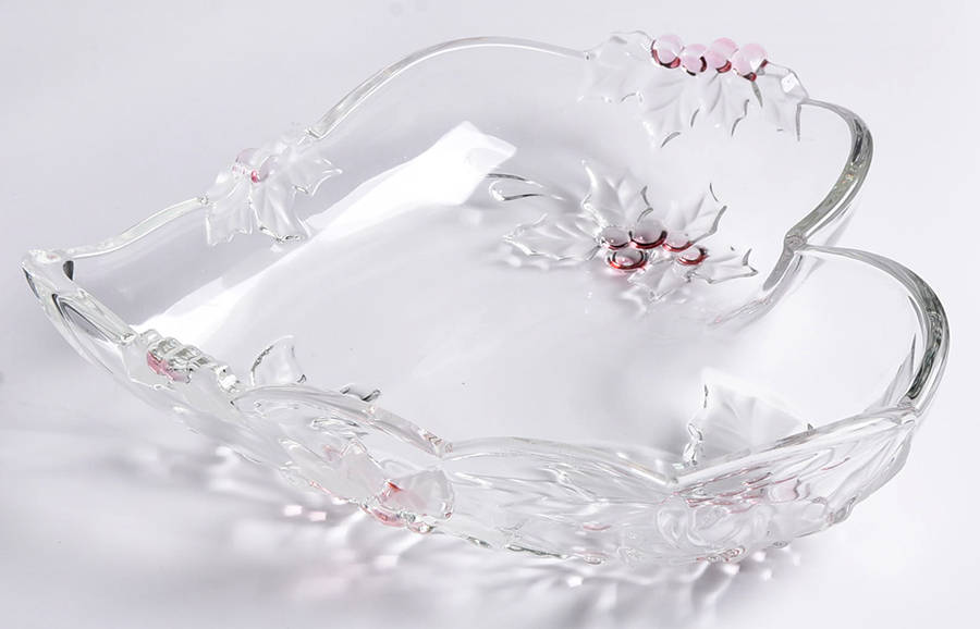 Poinsettia Heart Bowl by Mikasa-1