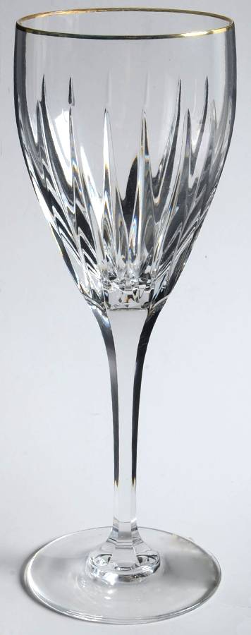Provincial Gold Water Goblet by Mikasa-1