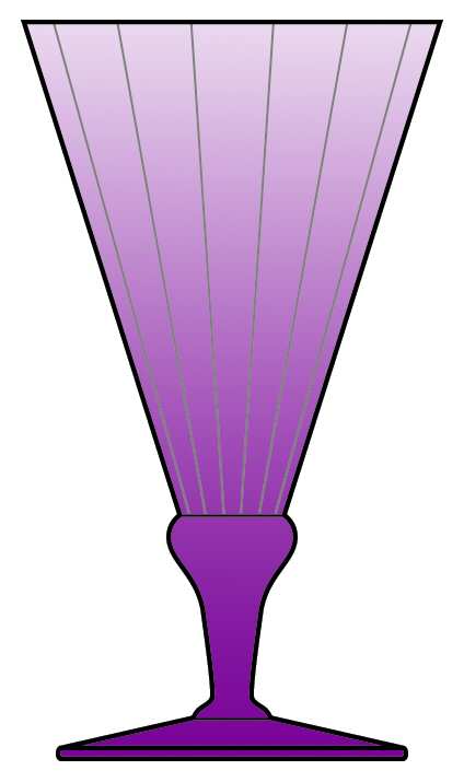 Promenade Mauve Water Goblet by Mikasa-1