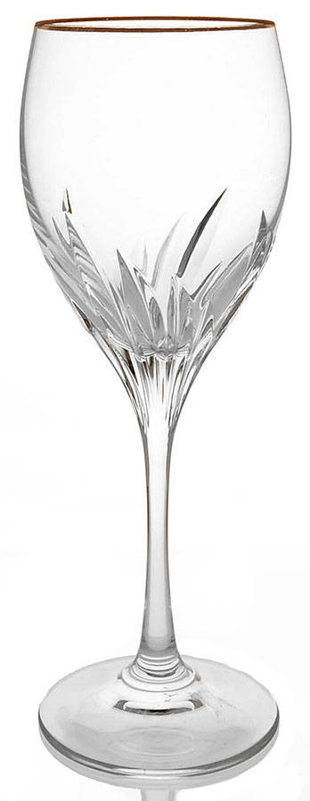 Recital Gold Wine Glass by Mikasa-1