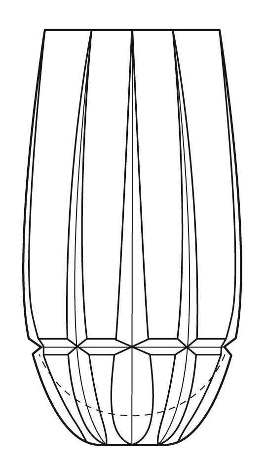 Reflections Clear Highball Glass by Mikasa-1