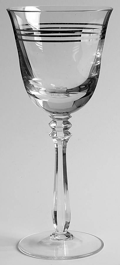 Regency (Platinum Bands) Wine Glass by Mikasa-1