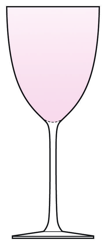 Rivoli Pink Water Goblet by Mikasa-1