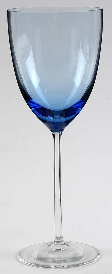Rivoli Slate Blue Wine Glass by Mikasa-1