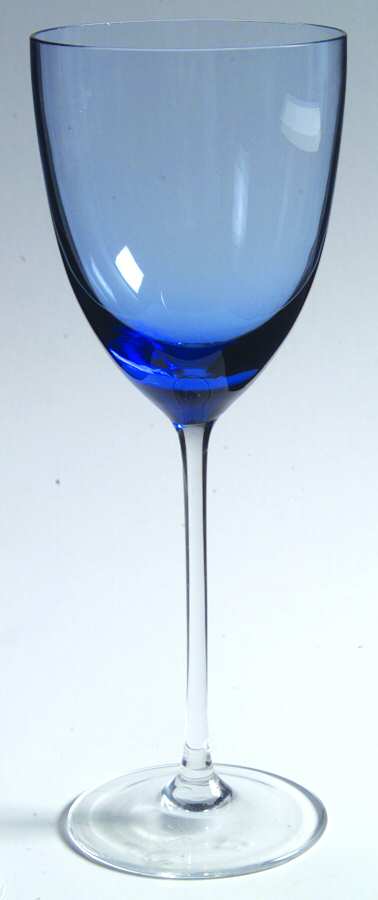Rivoli Slate Blue Water Goblet by Mikasa-1
