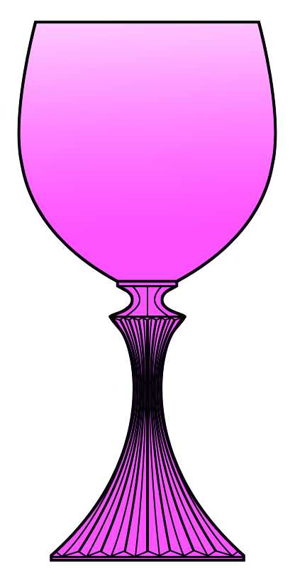 Ritz Rose Water Goblet by Mikasa-1