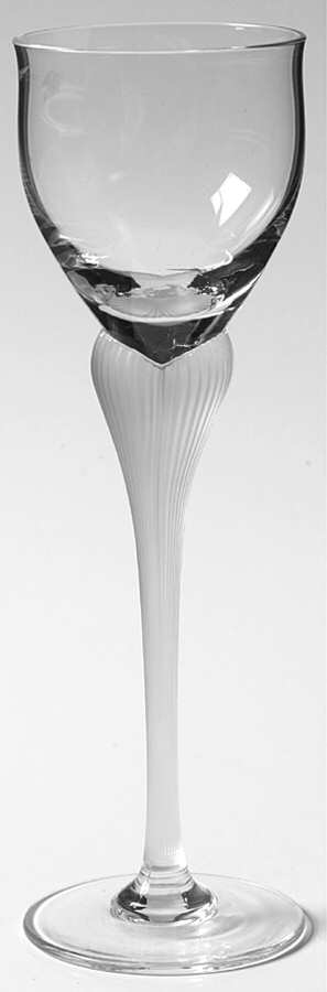 Sea Mist Clear Frost Stem Cordial Glass by Mikasa-1