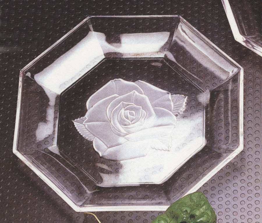 Silver Rose Salad Plate by Mikasa-1
