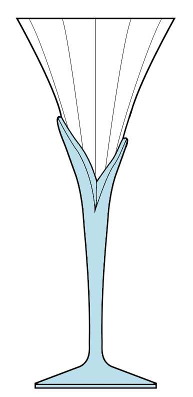 Skyline Sapphire Water Goblet by Mikasa-1