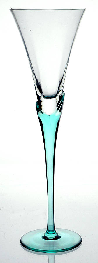Skyline Turquoise Fluted Champagne by Mikasa-1