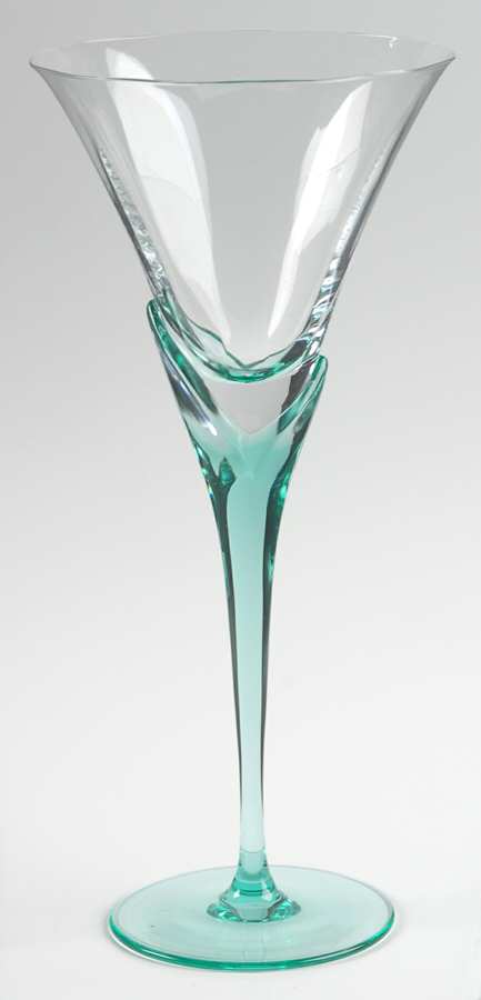 Skyline Turquoise Water Goblet by Mikasa-1