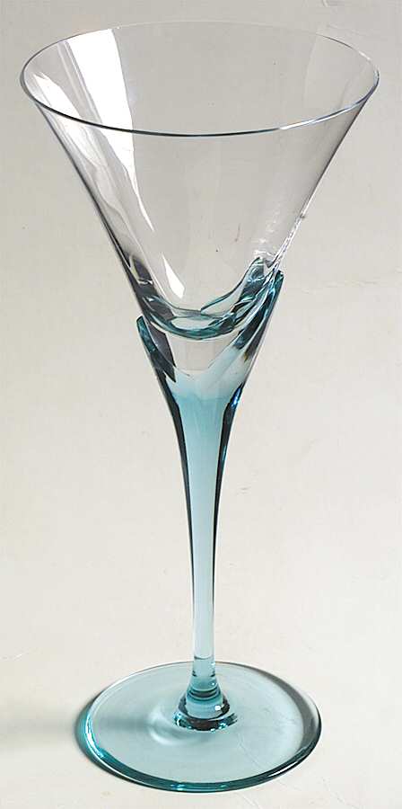 Skyline Turquoise Wine Glass by Mikasa-1