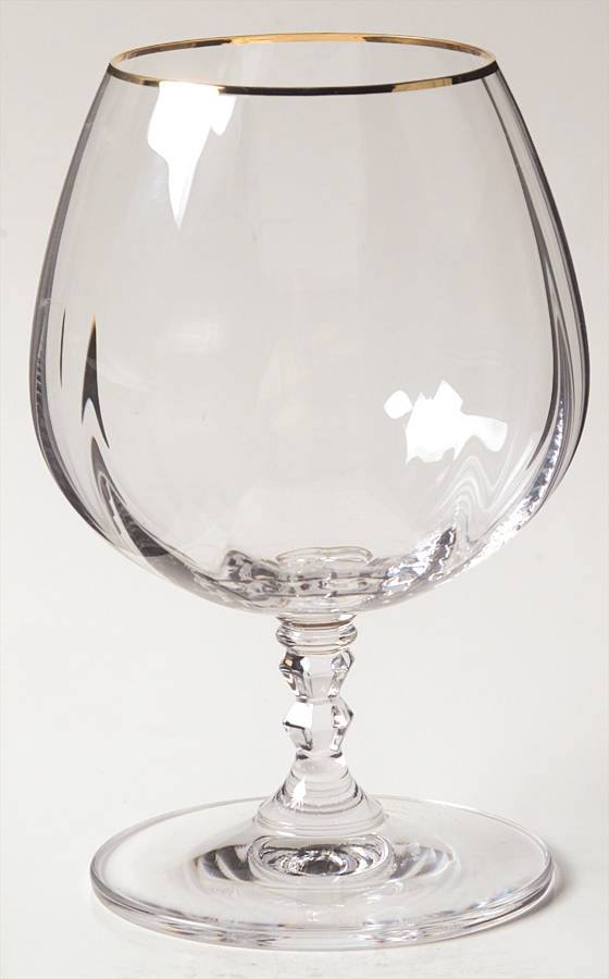 Sonata Gold Brandy Glass by Mikasa-1