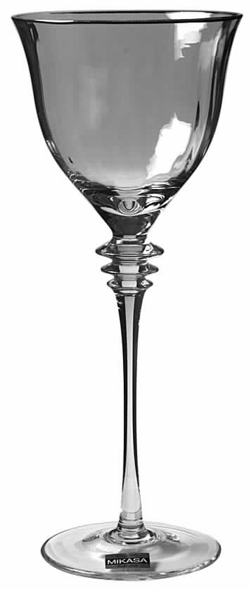 Sophisticate Clear Water Goblet by Mikasa-1