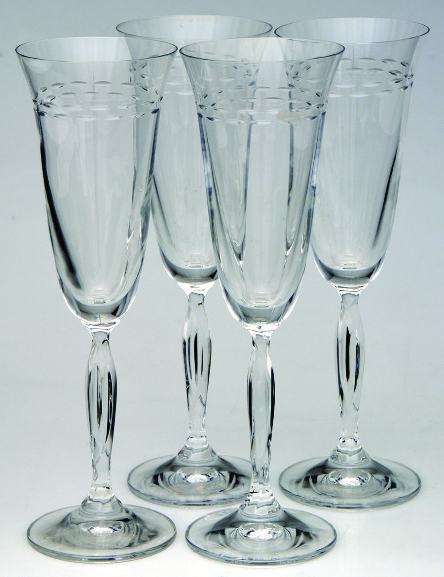 Sutton Point Fluted Champagne - Set of 4 by Mikasa-1
