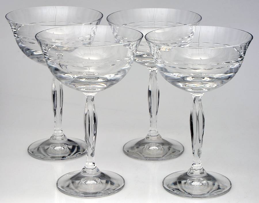 Sutton Point Champagne/Tall Sherbet - Set of 4 by Mikasa-1