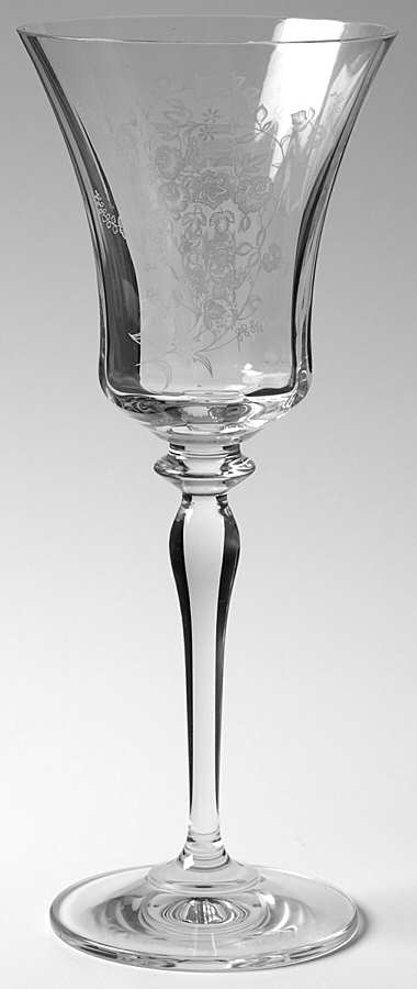 Tea Rose Water Goblet by Mikasa-1