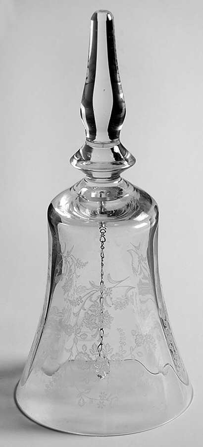 Tea Rose Bell Made From Goblet by Mikasa-1