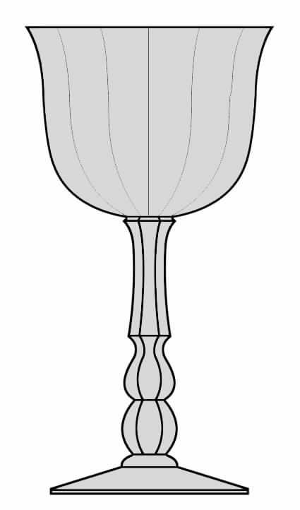 Terrace Amethyst Water Goblet by Mikasa-1