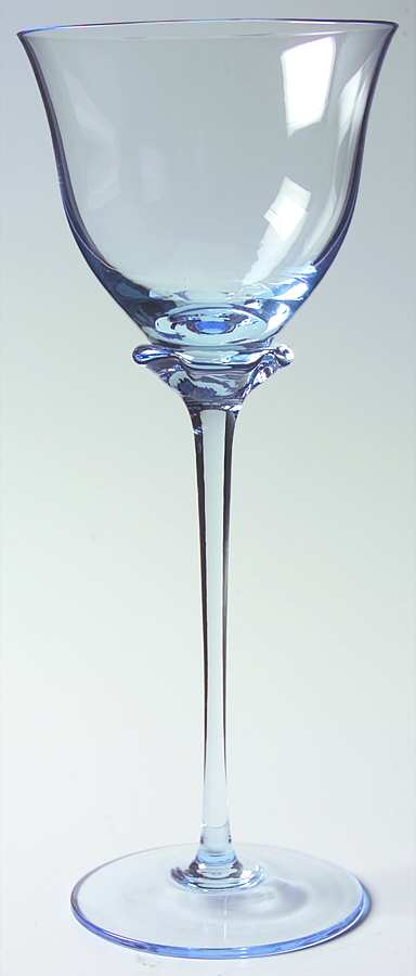 Tulip Blue Water Goblet by Mikasa-1