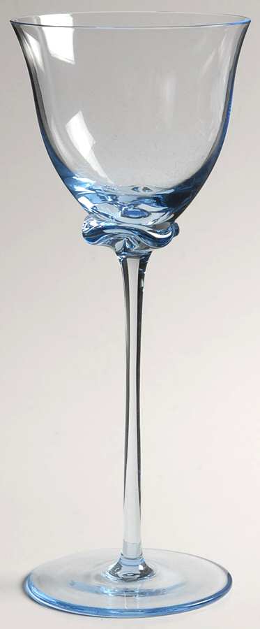 Tulip Blue Wine Glass by Mikasa-1