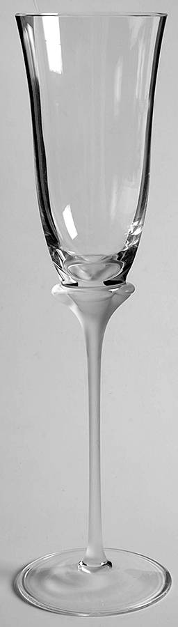 Tulip Frost Clear Fluted Champagne by Mikasa-1