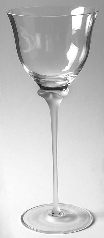 Tulip Frost Clear Water Goblet by Mikasa-1
