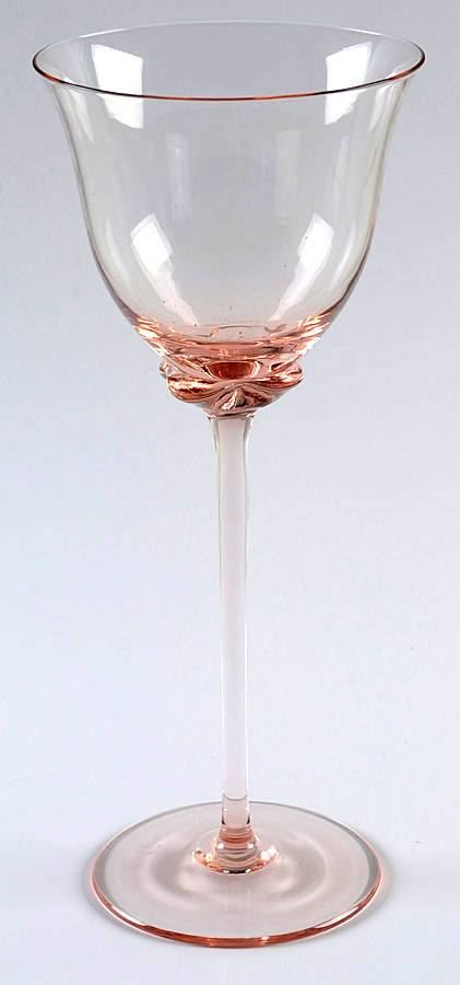 Tulip Pink Water Goblet by Mikasa-1