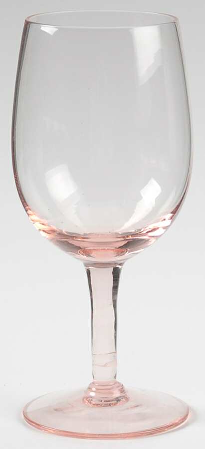 Plantation Pink Water Goblet by Moncrief's-1