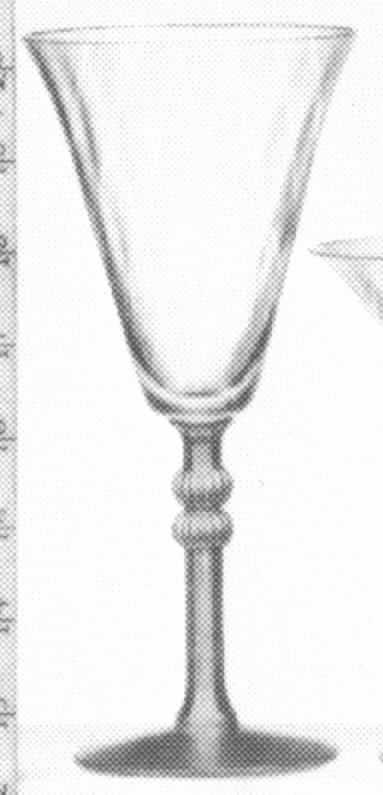 6101 Amber Water Goblet by Monongah-1