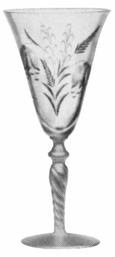 Arlene Green Water Goblet by Monongah-1