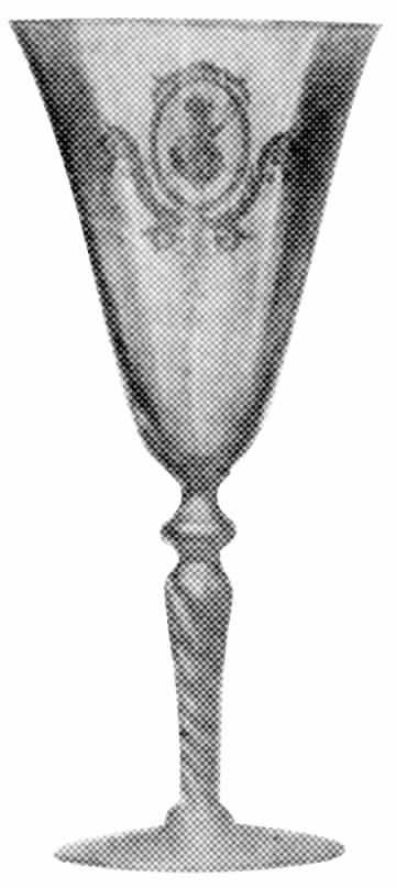 Bo Peep Green Water Goblet by Monongah-1
