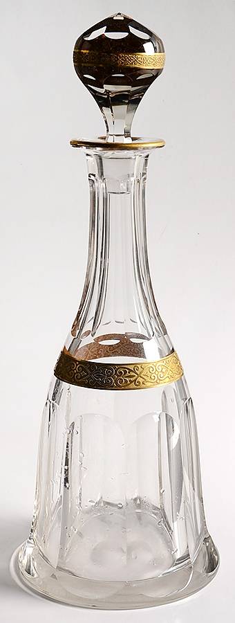 Adela Melikoff Decanter & Stopper by Moser-1