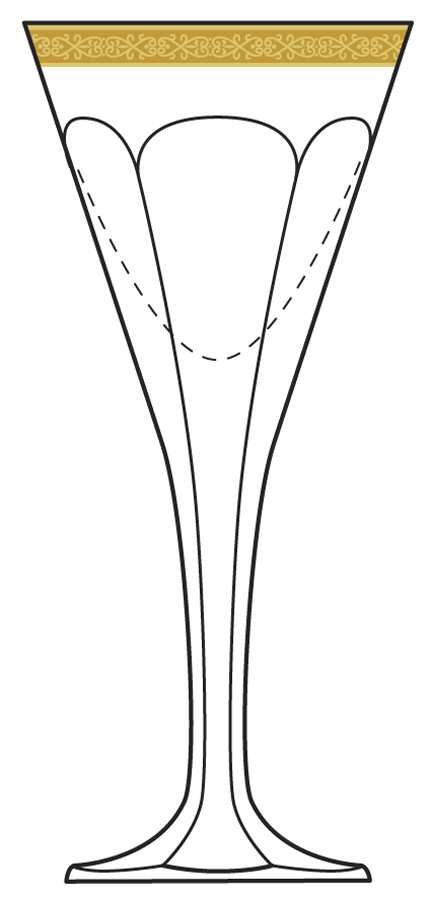 Jubilee Water Goblet by Moser-1