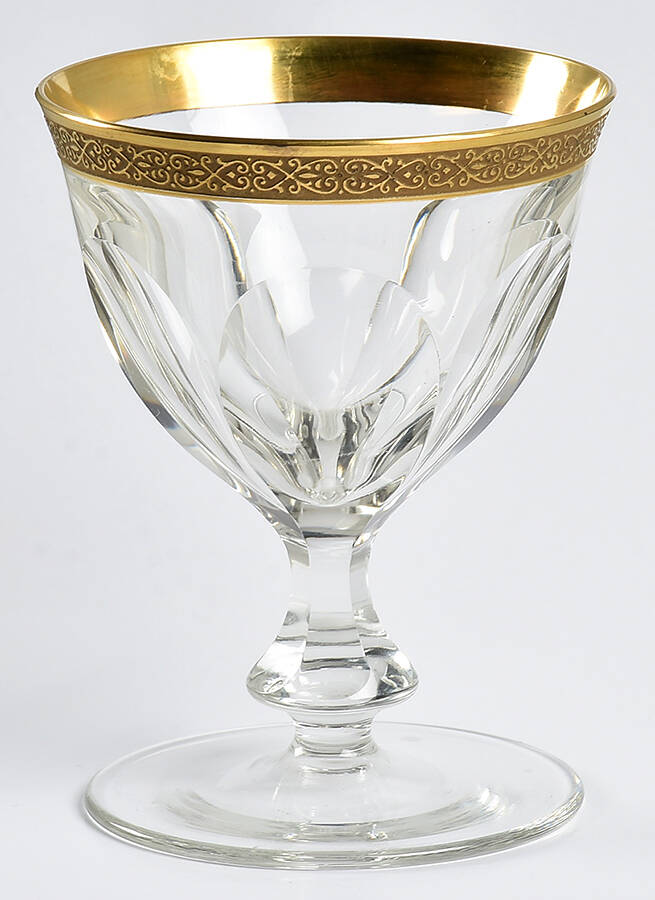 Lady Hamilton Gold Encrusted Band Liquor Cocktail by Moser-1