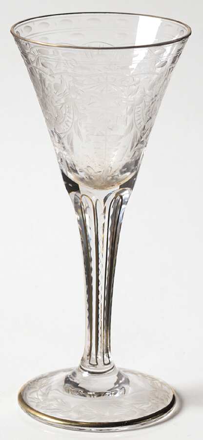 Maharani (Gold) Cordial Glass by Moser-1