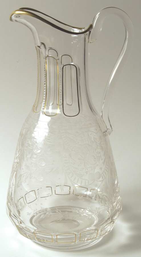Maharani (Gold) Pitcher by Moser-1