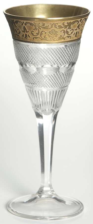 Splendid (Gold) Cordial Glass by Moser-1