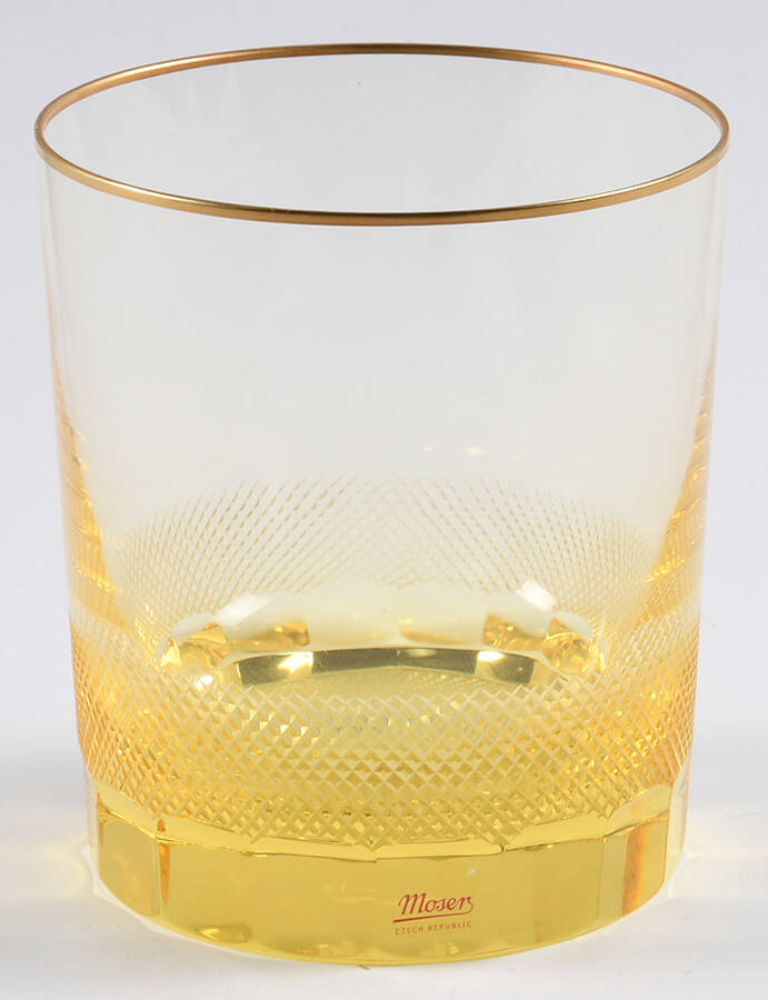 Royal Yellow Double Old Fashioned by Moser-1