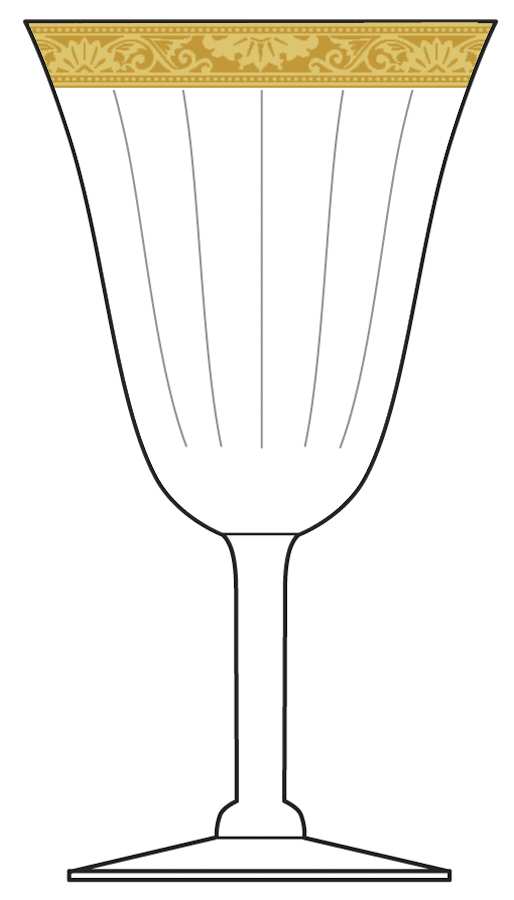 7586-1 Water Goblet by Morgantown-1