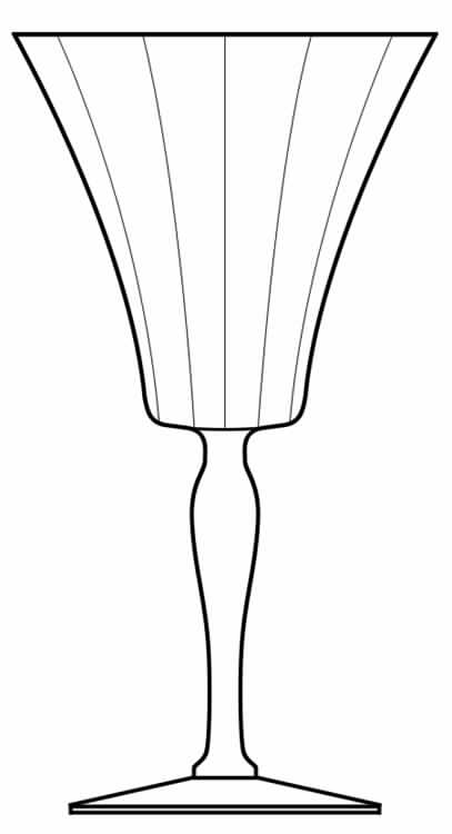7646 Water Goblet by Morgantown-1