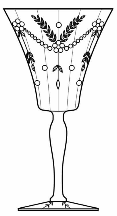 7646-1 Water Goblet by Morgantown-1